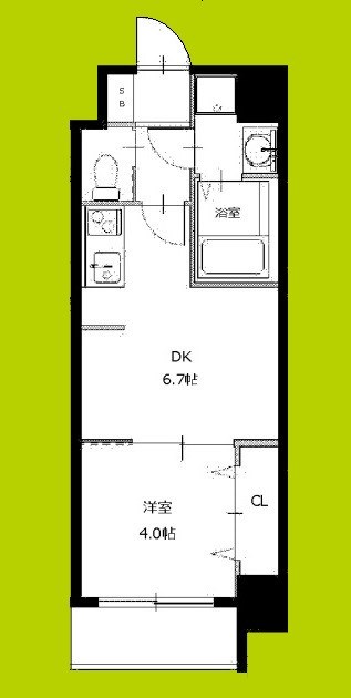 仮）天王寺区烏ヶ辻共同住宅の間取り