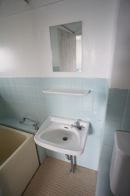 洗面設備　洗面ボウルと鏡もございます☆