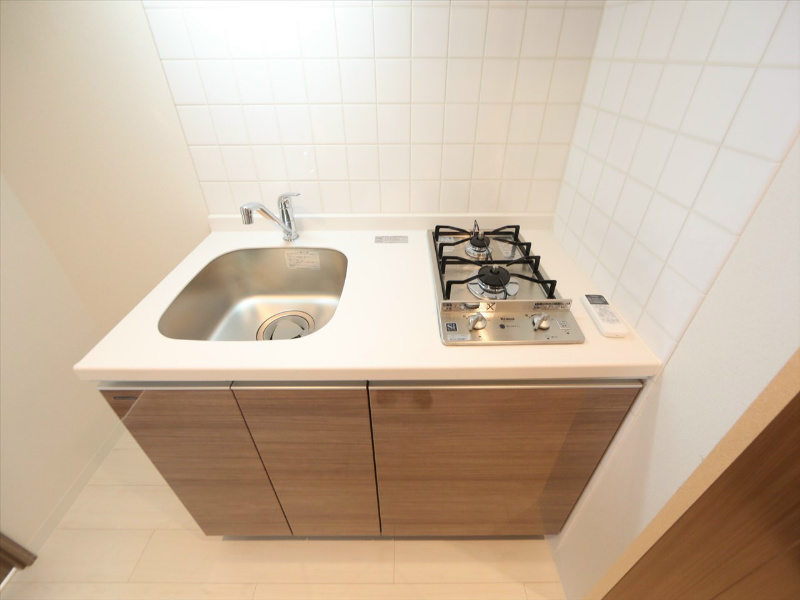 キッチン　システムキッチン（ガス2口コンロ付）