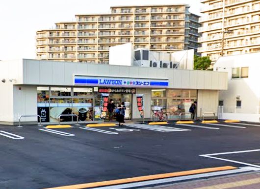 コンビニ　ローソン・スリーエフ 日野旭が丘二丁目店（コンビニ）まで516m