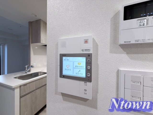 セキュリティ　モニター付きです。