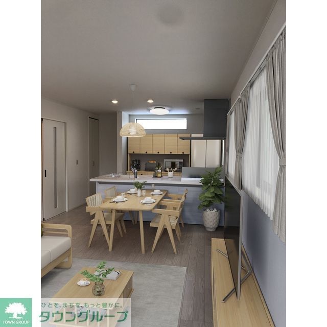 居室・リビング　家具・調度品等に関しては実際の賃貸住宅には含まれません。