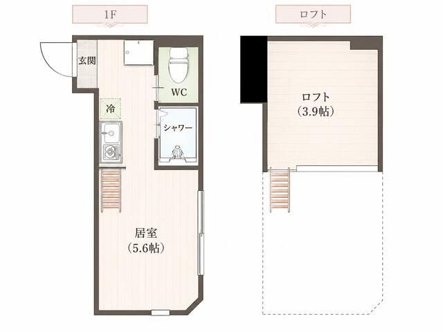東京メトロ南北線 王子神谷駅 徒歩3分 2階建 築9年の間取り写真
