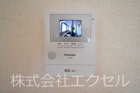 セキュリティ　モニター付きインターホンです。