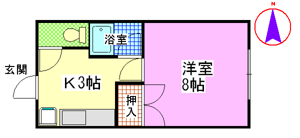 メゾン森の間取り