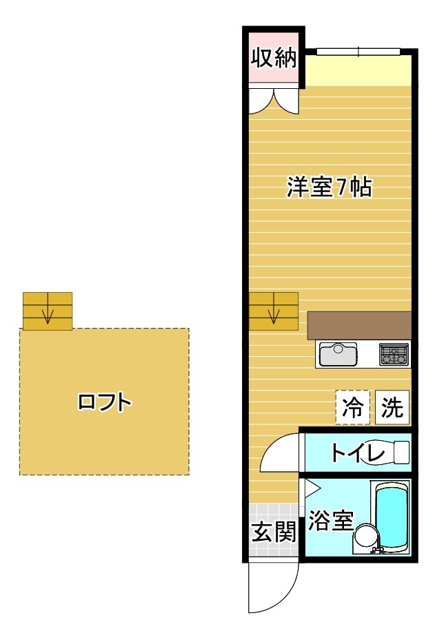 メゾンリーブルの間取り