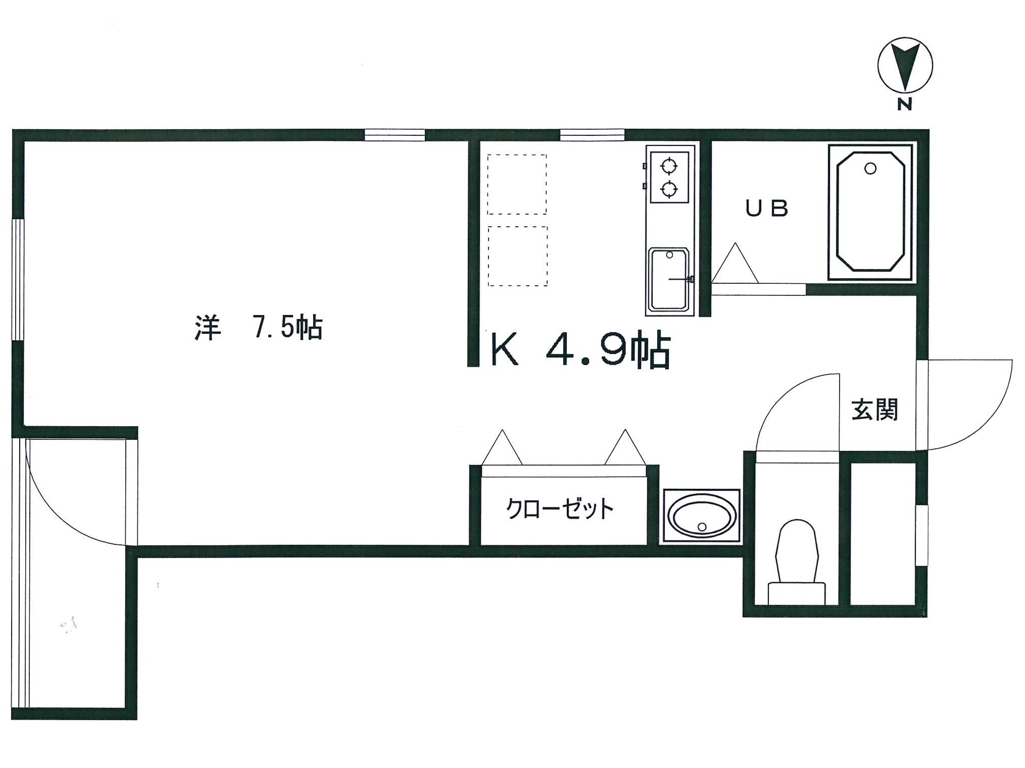 リビングVIの間取り