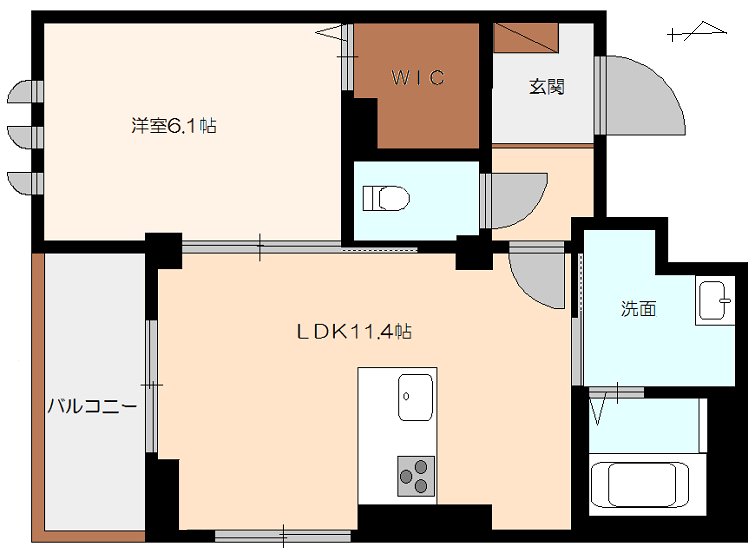 サンフェリシアン西町の間取り