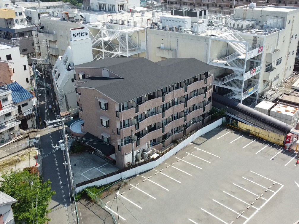 バルコニー　南向きで日当たり良好です。