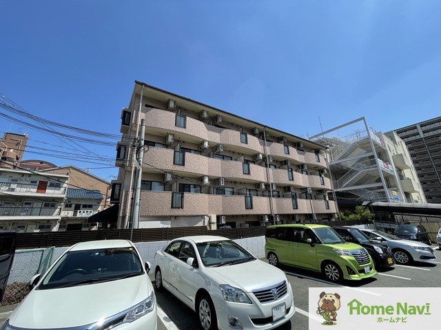 建物外観　Youtube検索、「スタンドアップ古市」で室内動画が見れる