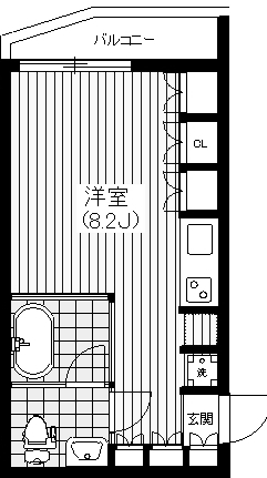 京急本線 京急蒲田駅 徒歩3分 5階建 築22年の間取り写真