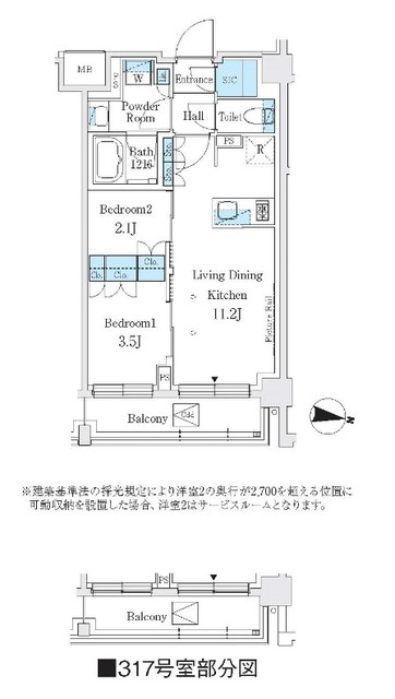 J.GRAN Court 品川西大井WESTの間取り