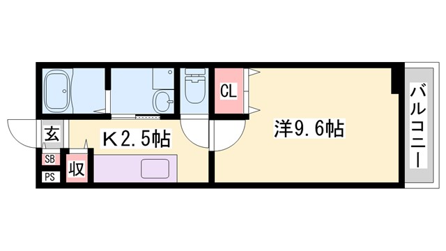 グリーン・ローズの間取り