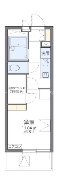 レオパレス中柴の間取り