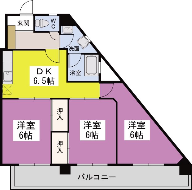 【吉田ビルの間取り】