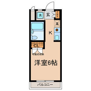 名古屋市昭和区小坂町のマンションの間取り