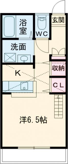 ウイングコート　ボヌールの間取り