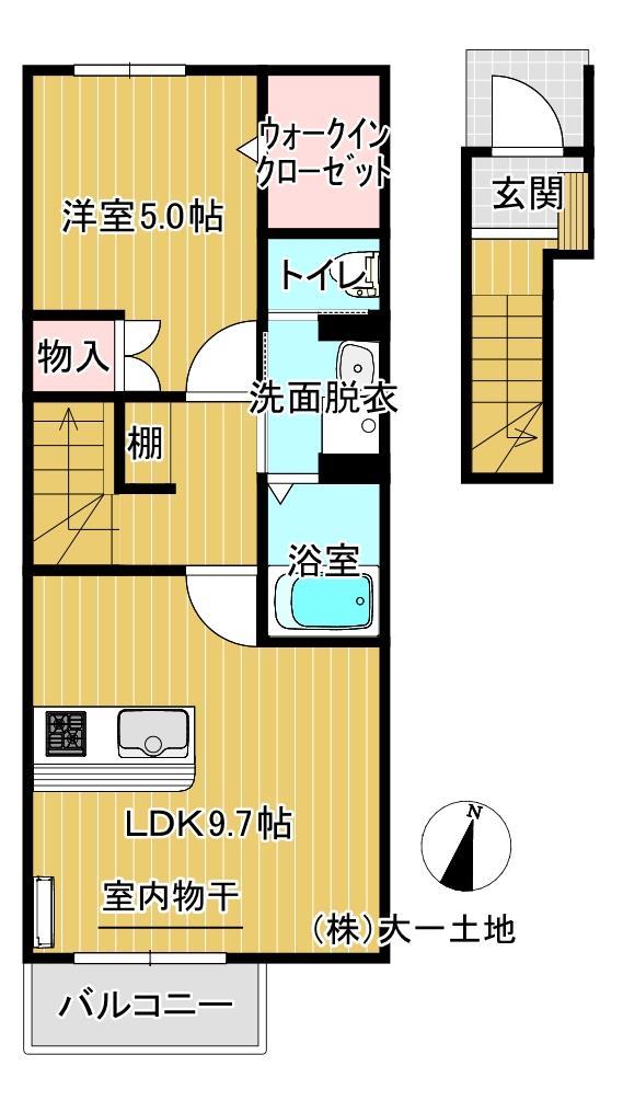 ＫＯＳＭＯＳIIの間取り