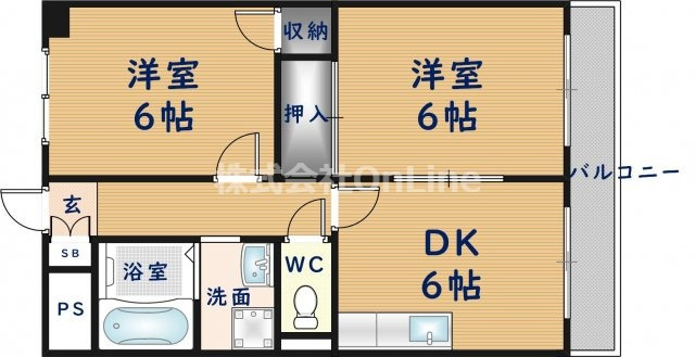 坂田マンションの間取り