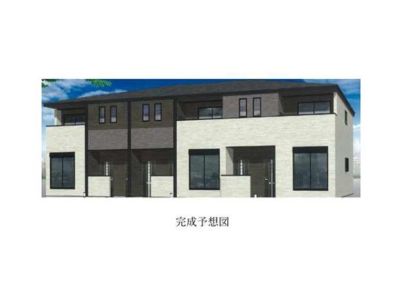 【羽曳野市南恵我之荘のアパートの建物外観】