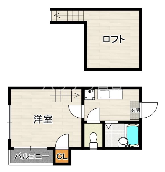 トレス博多弐番館の間取り