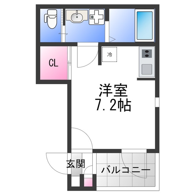 ハーモニーテラス中本IIの間取り