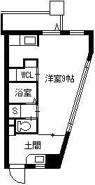 鹿児島市上荒田町のマンションの間取り