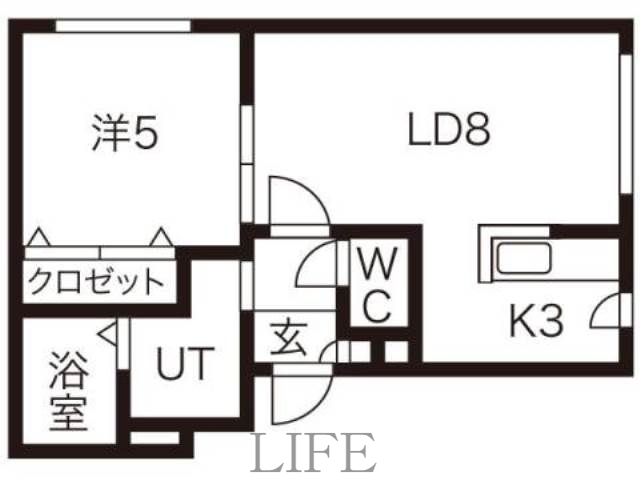 アクアベール豊平の間取り