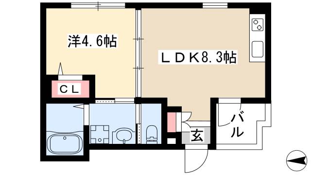 サンシエ浄心の間取り