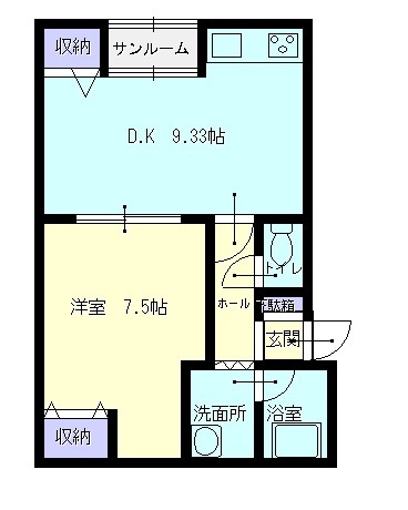 グリーンフォレストIの間取り