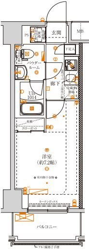 スパシエ東神奈川の間取り