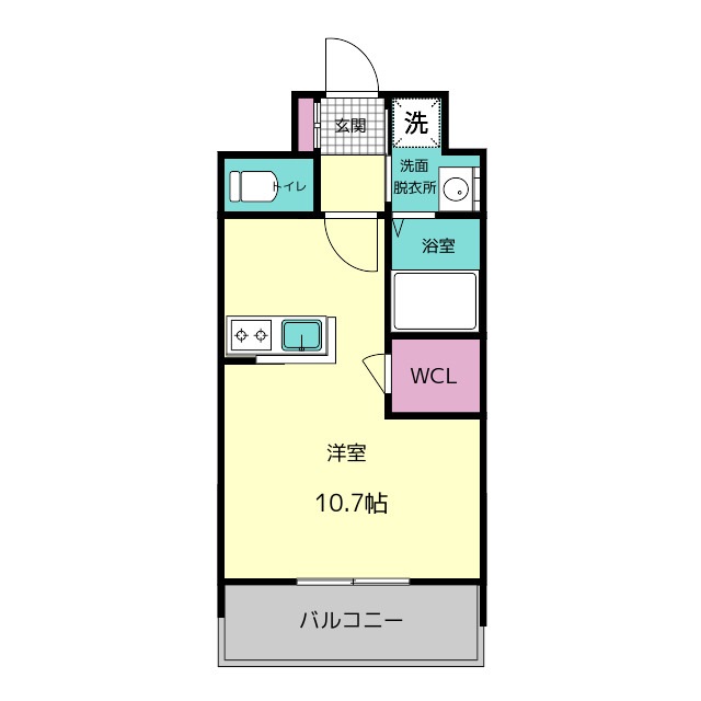 【ＬＩＢＴＨ吉塚の間取り】