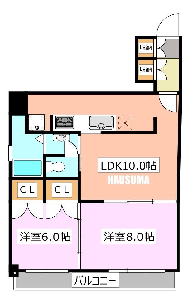 榎屋ビルの間取り