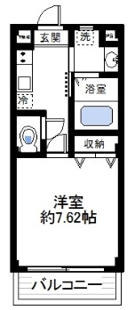 カムフィー伸明の間取り