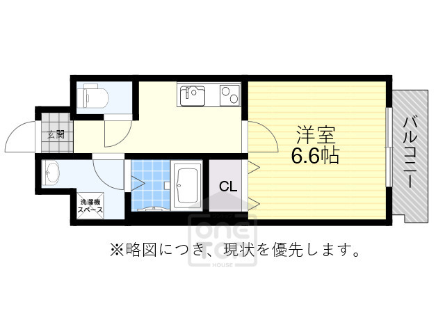 千葉・岸辺の間取り