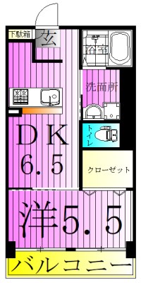 リファレンス愛宕の間取り