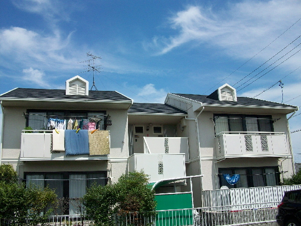 名古屋市中川区野田のアパートの建物外観