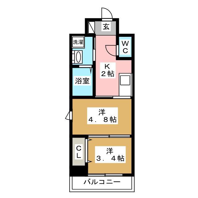 リヴシティ西川口四番館の間取り