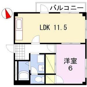 姫路市船丘町のマンションの間取り