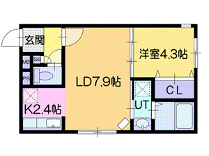 仮）北広島市稲穂町西4丁目ＭＳの間取り