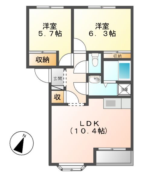 プランドールの間取り