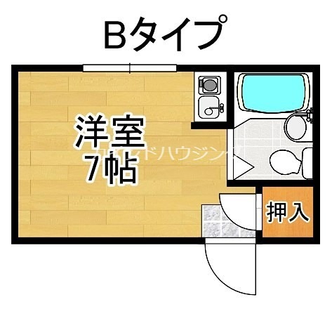 大阪市住之江区浜口西のマンションの間取り