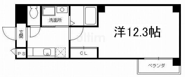 アスティオン深草の間取り