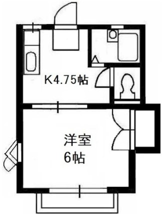 グリーンピア中島　B棟の間取り