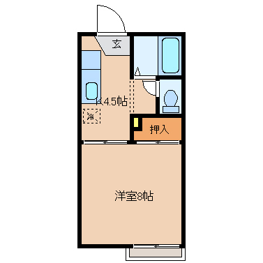 ハイツみのりの間取り