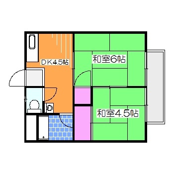 三浦ハイツの間取り