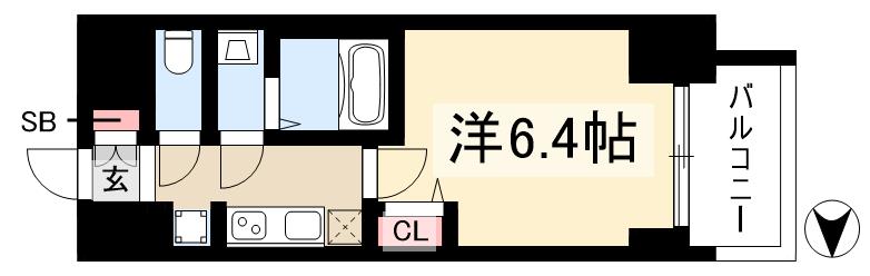 プレサンス吹上駅前エテルノの間取り