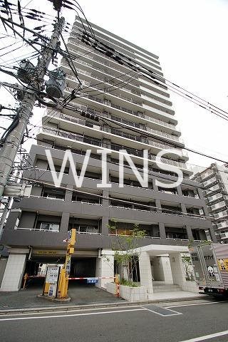 福岡市中央区渡辺通のマンションの建物外観