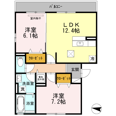 ロイヤルガーデン木場の間取り