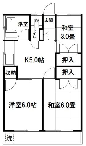 第二静和荘の間取り